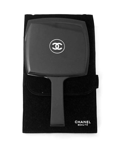 hand mirror chanel|Chanel hand held mirror.